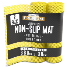 DIY Doctor - 2x Anti Slip Rug Underlay - 190 x 30cm Roll Non Slip Rug Underlay - Non Slip Rug Gripper - Carpet Grippers & Rug Grippers for Laminate F