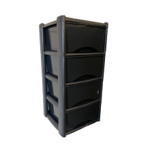 Neat. 4 Plastic Storage Drawers - Space-Saving Draws for Office & Home, Plastic Drawers Storage Unit - Durable Plastic Storage Draws - Plastic Draws