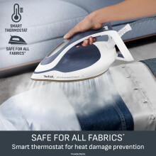 Tefal ProExpress Protect Steam Generator Iron, 7.5-Bar High Pressure, 560g/min Steam Boost, 135g/min Steam Output, No-Setting Technology, Anti-Drip,