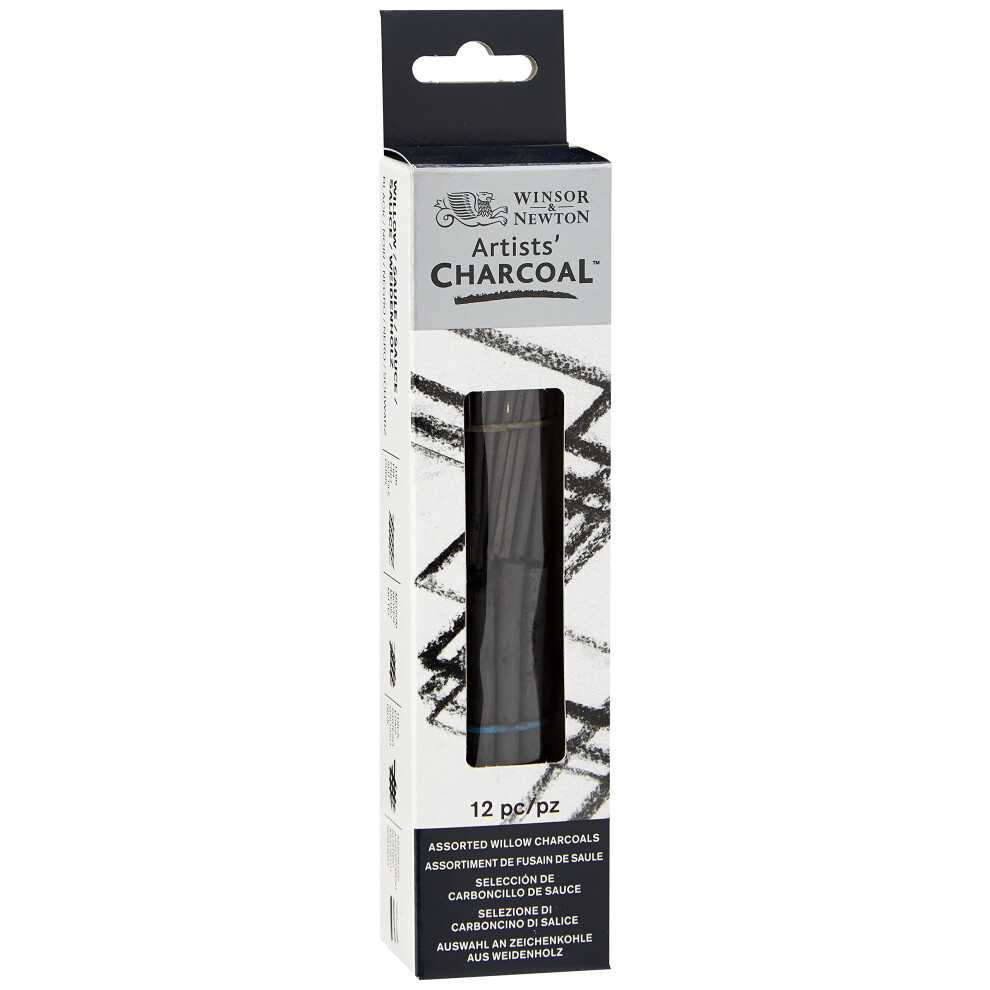 Winsor and Newton Artist Willow Charcoal Sticks - Assorted-image-OPC-PMGTKBG-NEW