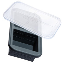 Souper Cubes 2 Cup Silicone Freezer Tray With Lid - Easy Meal Prep Container and Kitchen Storage Solution - Silicone Mold for Soup and Food Storage -