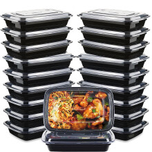 [20 Pack]Meal Prep Containers reusable 1 Compartment, Microwave, Freezers & Dishwashers Safe - BPA Free Reusable Food Storage Containers with Lids -