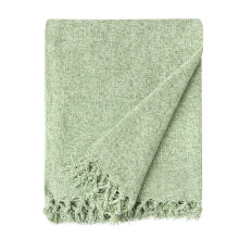 Emma Barclay Throw Blanket For Sofas Bed Extra Large Soft Chenille Throws For Settees In Meadow Green Throw Fleece Blankets - Darcy Collection 50" x