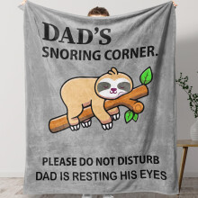 KAAYEE Dad Birthday Gifts, Cute Blanket Gifts for Dad, Presents for Daddy on Birthday Christmas Valentines Fathers Day from Daughter Son (60 X 50 Inc
