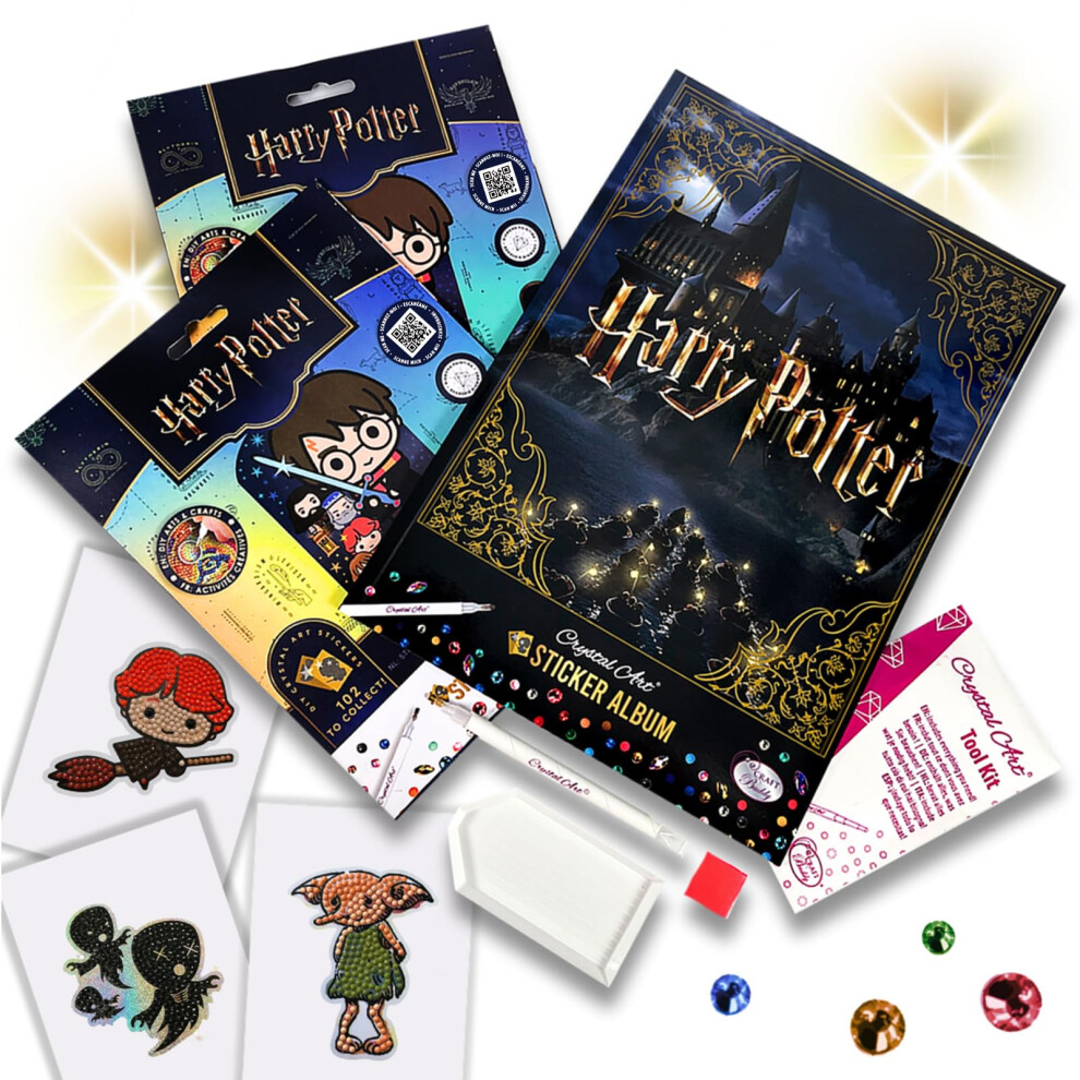 Crystal Art Harry Potter Sticker Album Starter Pack