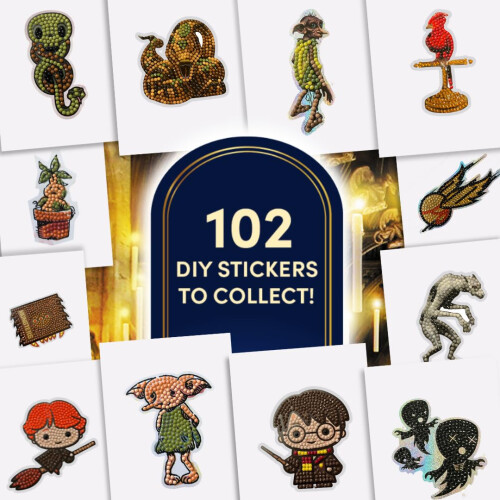 CRYSTAL ART Harry Potter Sticker Album Starter Pack 2