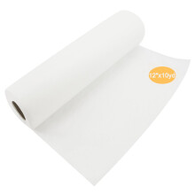 New brothread Water Soluble (Wash Away) Embroidery Stabilizer 12"x10yd (30.5cmx9.1meter) roll - ideal for Machine Embroidery and Hand Sewing - Light