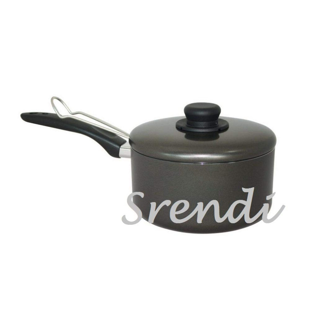 Srendi 20Cm And 22Cm Non Stick Chip Pan With Lid & Wire Basket Aluminium Deep Fryer Saucepan Made In Uk (8 Inches - 20Cm) 34003268