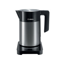 Bosch Sky TWK7203GB 7 Variable Temperature settings & KeepWarm function, Cordless Kettle, 1.7 Litres, Black/Silver
