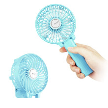 EasyAcc Handheld Fan USB Fans Portable Hand Fan 3 Speeds 180 Foldable with 6 Blades Personal Electric Mini Outdoor Fan with Rechargeable Battery Fol