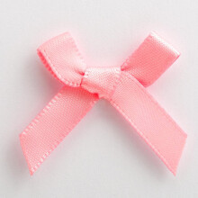 Italian Options Satin Craft Bows 100-Piece Pack, 3 cm Bow Width, Pink