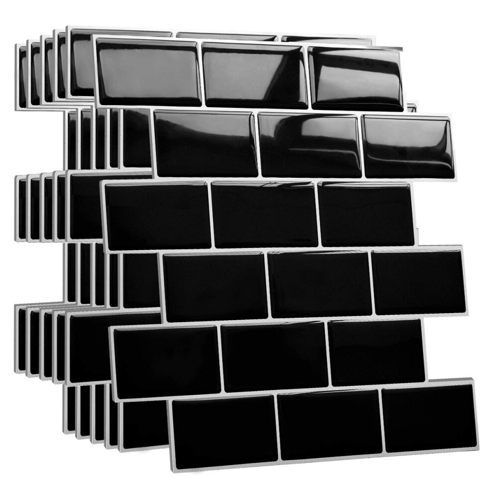 Yoillione Upgrade Thicker Peel And Stick Wall Tiles Backsplash For Kitchen And Bathroom, Metro Subway Tiles Self Adhesive Tile Stickers 3D Stick On S 45626395