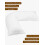 SYSN V Shaped Luxury Support Pillow Orthopaedic Maternity Extra Filled For Neck And Back Support (White) 5