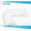 SYSN V Shaped Luxury Support Pillow Orthopaedic Maternity Extra Filled For Neck And Back Support (White) 4