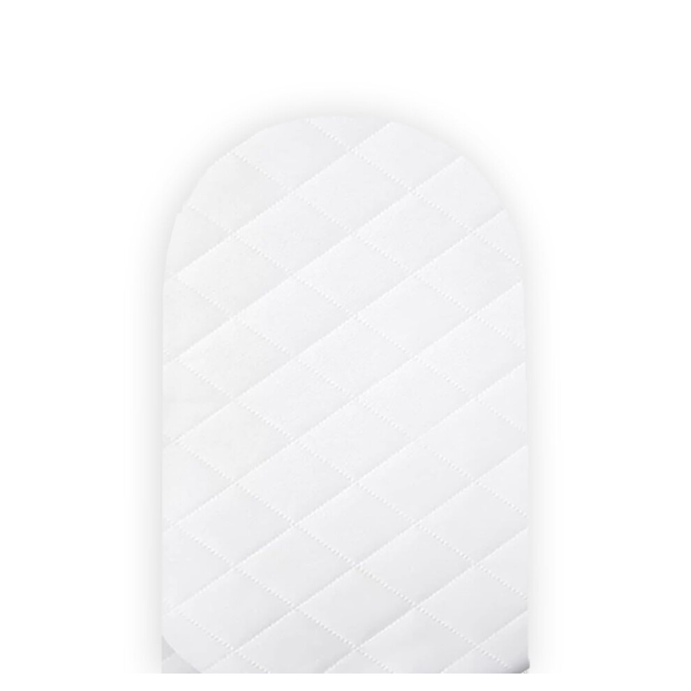 Moses Basket Mattress Protector, Anti Allergy & Breathable Quilted Protector, Hypoallergenic Baby Mattress Cover, Washable Thick Pr Ethereal Luxuries