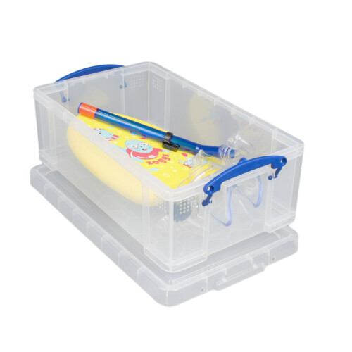 Really Useful Really Useful Plastic Storage Box 12 Litre Clear 2