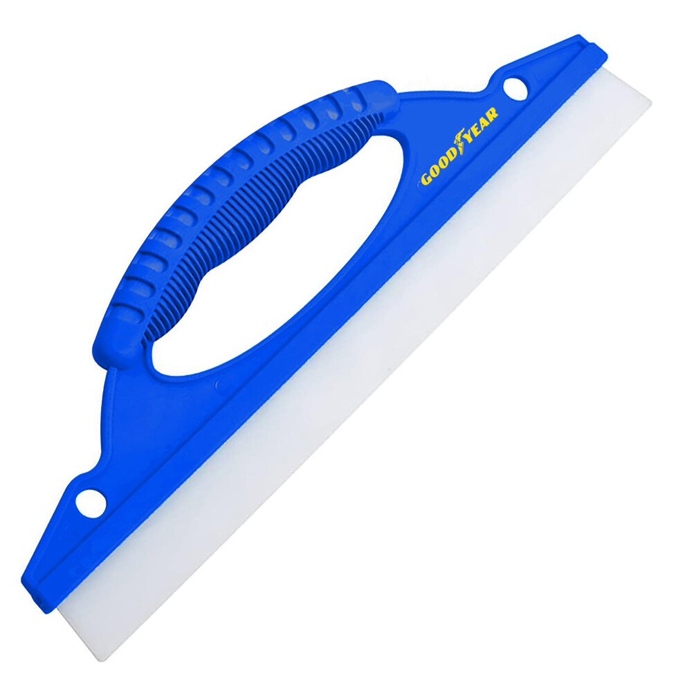 Goodyear Silicone Window Squeegee Ideal For Car Bodywork, Showers, Windows And Other Smooth Surfaces| Soft Silicone Blade| Removes 95% Of Standing Wa 35428978