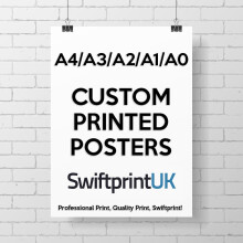 SwiftprintUK Colour Photo/Poster Printing custom your photo image artwork, A0 A1 A2 A3 A4 Paper Sizes (A1-594x841mm)