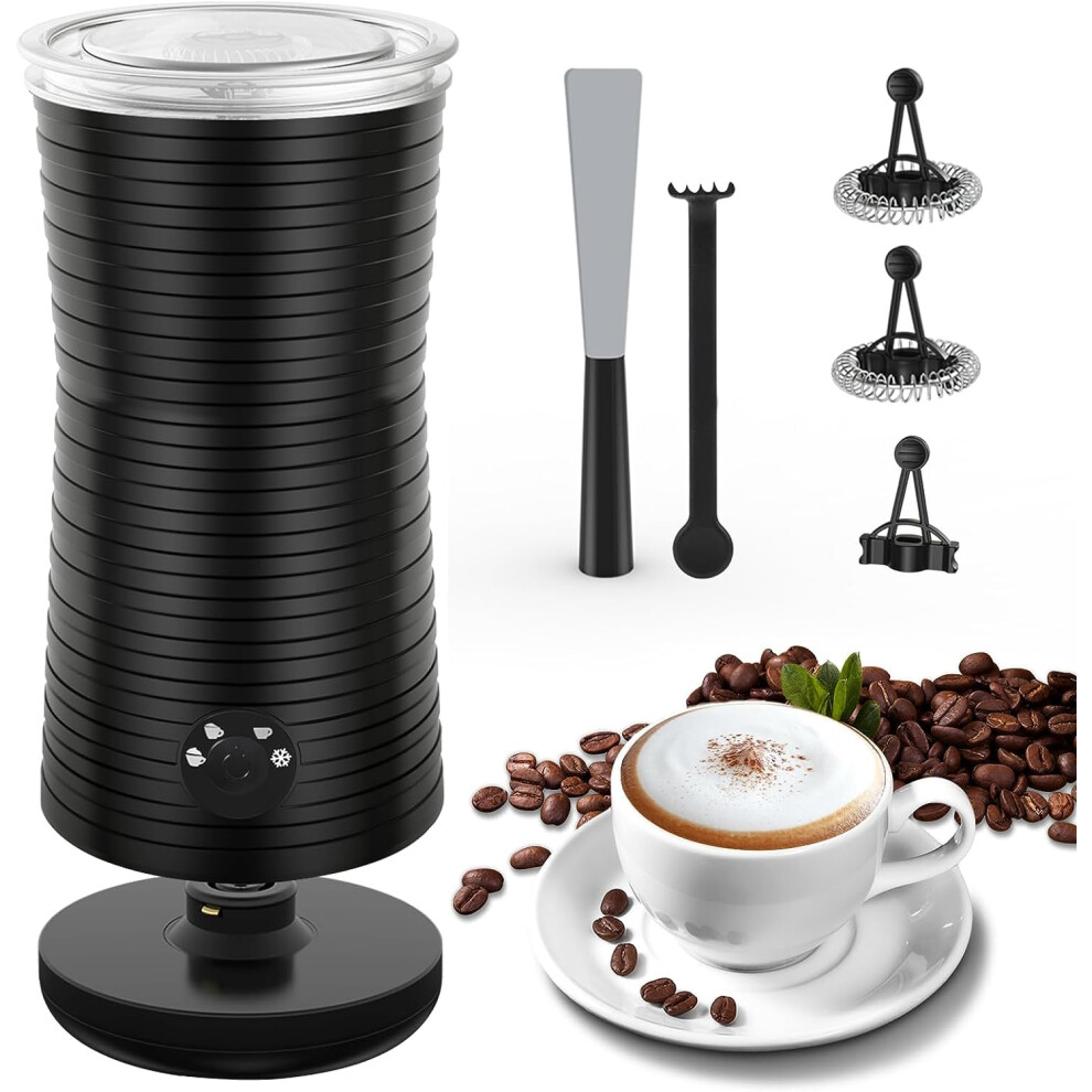 Morpilot Milk Frother, 4 In 1 Electric Milk Frothers|Hot & Cold Milk Foamer| Automatic Milk Steamer, 240Ml, 400W, Smart Temperature Controls, Silent