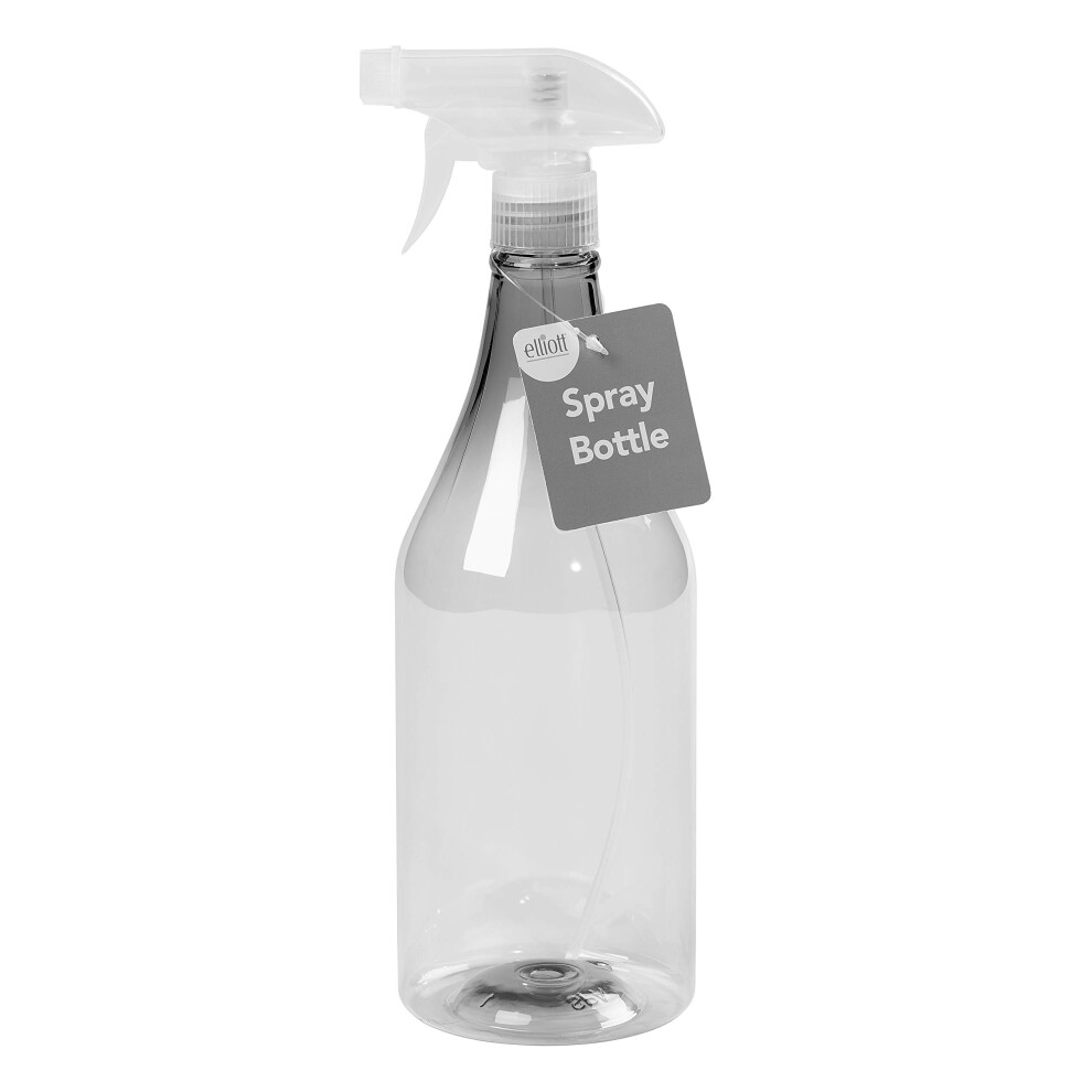 Elliott Plastic 1 Litre Spray Bottle with adjustable trigger action for misting and full spray modes, Ideal for Home cleaning including windows and c-image-OPC-PMGTP5H-NEW