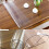 PVC Table Protector Table Cover/Protector Transparent Made to Measure (Available in (120x60 cm) 1