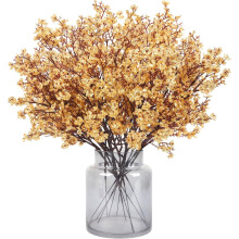 N&T NIETING Gypsophila Artificial Flowers, Baby Breath Artificial Flowers 12Pcs Real Touch Fake Flowers for DIY Wedding Bouquet Party Table Centerpie