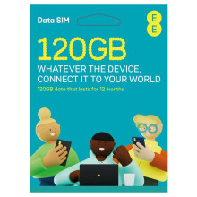 EE Data SIM Card UK Pay As You Go 120GB 12 months