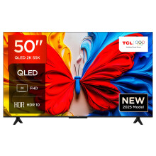 TCL 50S5K-UK – 50” Full HD Smart QLED Direct LED TV with Android TV & HDR - Compatible with Google Cast & Google Home, Slim Design