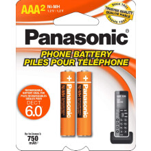 Panasonic Original Ni-MH Rechargeable Battery for the Panasonic KX-TG2511ET - KX-TG2512ET & KX-TG2513ET And Other DECT 6.0 Digital Cordless Phone Set