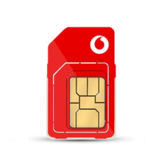 Vodafone SIM Card UK PAYG 10 Bundle -7GB + Unlimited Calls & Texts 30 day bundle