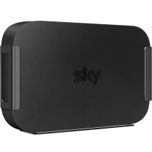 Alfheim Wall Mount for Sky Q Mini Box, Stainless Steel Wall Mounting Bracket in Black, Space Saving & Easy Installation,Wall Mount Fixings Included