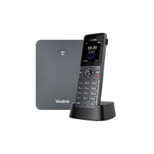 Yealink W73P Cordless DECT IP Phone System Bundle Package, HD Voice, Modern Design, 1.8 Inch TFT Colour Display, HAC Compliant (Includes 1 x W73H Han