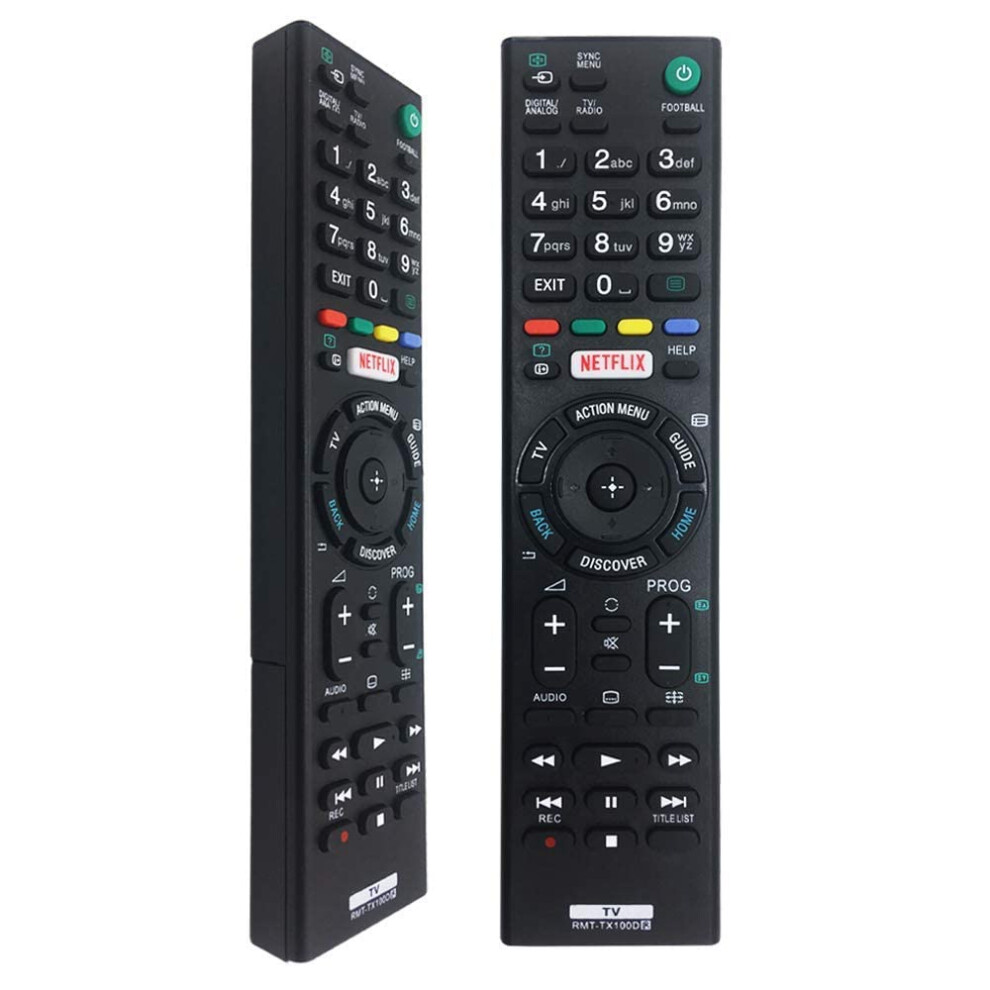 Replacement Universal Sony Tv Remote Control For All Led,Lcd,Plasma Bravia Sony Televisions Remote Control Rmt-Tx100d Rmt-Tx101d Rmt-Tx101j Rmt-Tx102 45872617