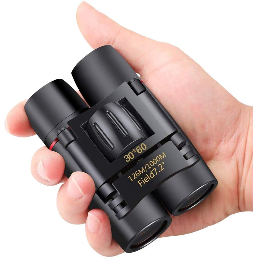 Bweissth Small Compact Binoculars For Adults Kids, 30X60 Mini Binocular For Traveling Sightseeing Birds Watching, Night Vision Binoculars For Concert 13976354