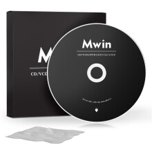Mwin CD Cleaner Disc for CD Player, Safe and Effective Laser Lens Cleaning Disc with Microfibre Cloth, Lens Cleaner Set for Car and Home CD/VCD/DVD P