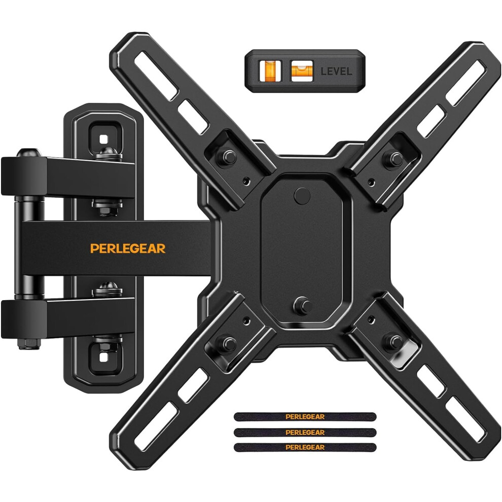 Perlegear Tv Wall Bracket For Most 13-42 Inch Tvs Up To 25Kg, Full Motion Tv Wall Mount Swivels/Tilts/Extends/Rotates/Max Vesa 200X200mm 87895117