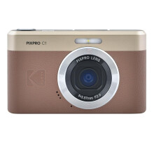 KODAK Pixpro C1 – Ultra-Compact Digital Camera | 13MP BSI CMOS, 4X Zoom, 2.8" LCD Screen, LED Flash – Marron