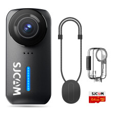 SJCAM C110Plus Magnetic Combo, 4K POV Pocket Action Camera,170 FOV Video, 6-Axis Stabilization,Mini Body Camera, Waterproof, Wearable cam for travel