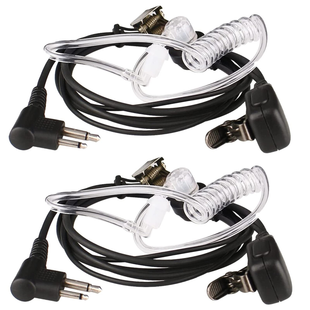 Photos - Radio / Clock Retevis Surveillance Earpiece 2 Pin Security Headset Covert Acoustic Tube Compatible with Motorola CP040 DP1400 GP68 GP88 GP