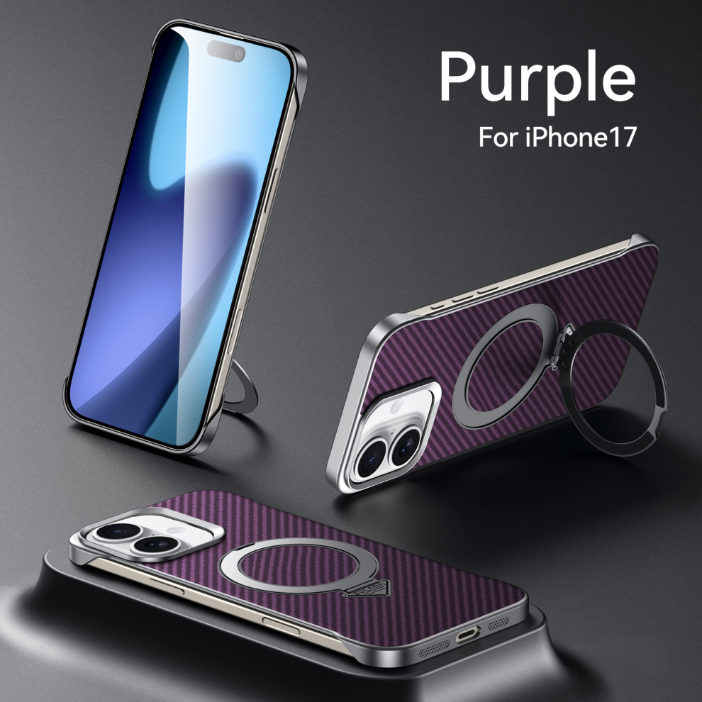 Kickstand Case With Magsafe For Iphone 17 Â Purple 6925861119545