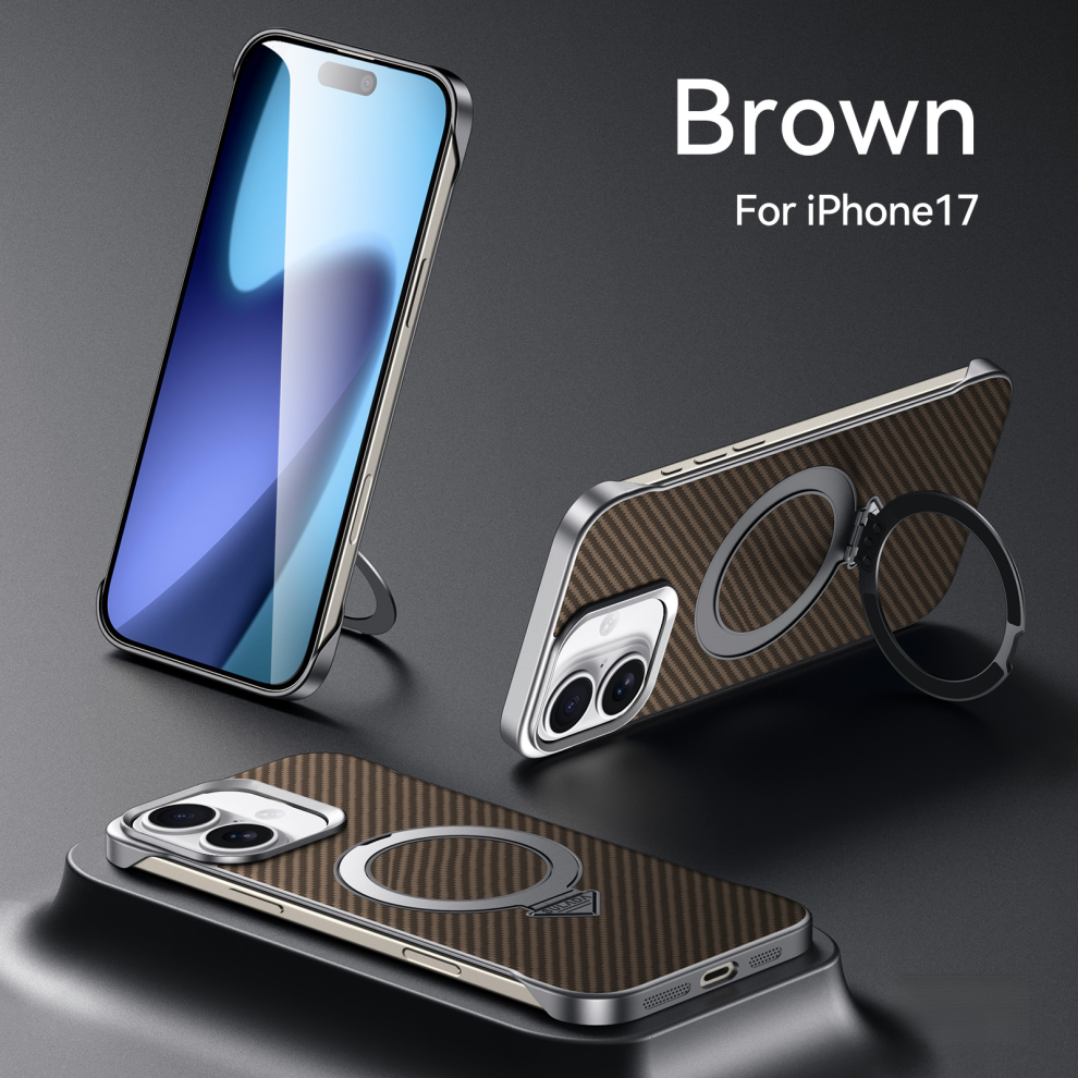 Kickstand Case With Magsafe For Iphone 17 Â Brown 6925861119538