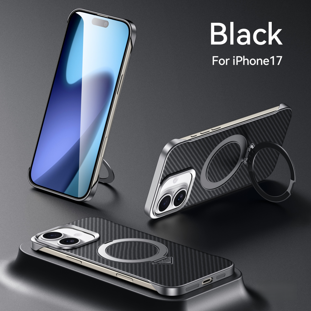 Kickstand Case With Magsafe For Iphone 17 Â Black 6925861119521