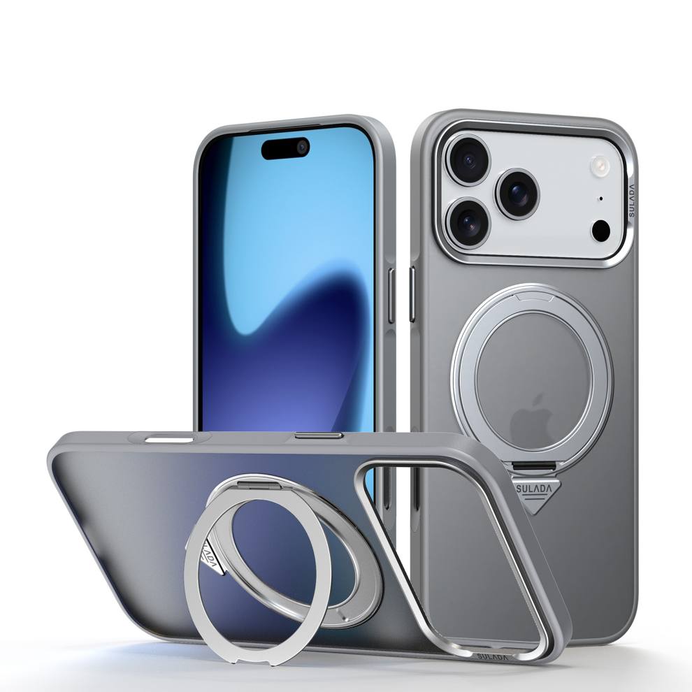 Rotating Kickstand Case With Magsafe For Iphone 17 Pro Â Gray 6925861118784