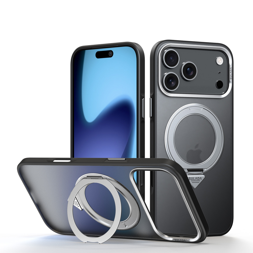 Rotating Kickstand Case With Magsafe For Iphone 17 Pro Â Black 6925861118777