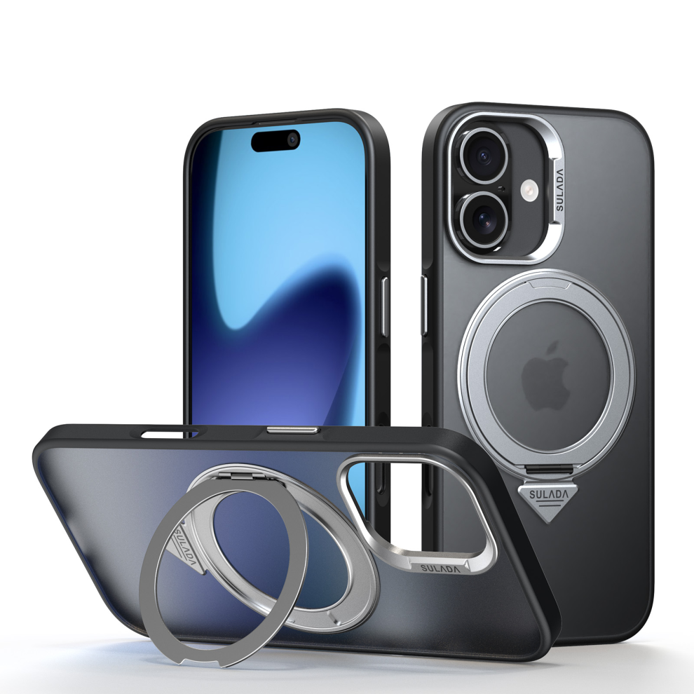 Rotating Kickstand Case With Magsafe For Iphone 17 Â Black 6925861118814