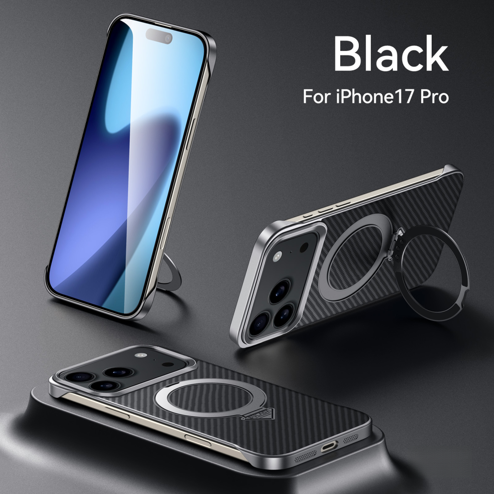 Kickstand Case With Magsafe For Iphone 17 Pro Â Black 6925861119446