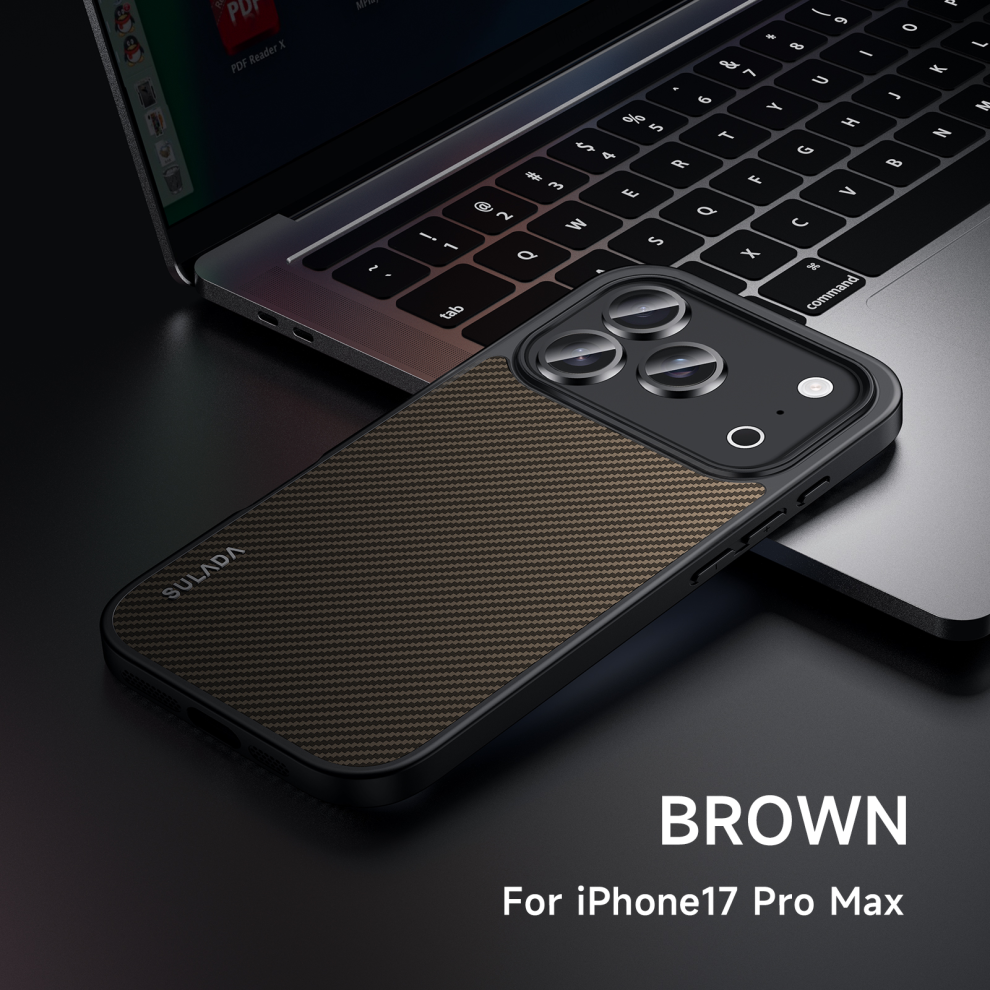 Magnetic Case With Magsafe For Iphone 17 Pro Max Â Brown 6925861118982