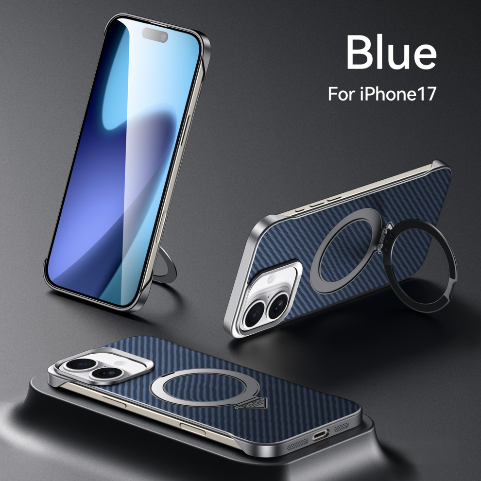 Kickstand Case With Magsafe For Iphone 17 Â Blue 6925861119514