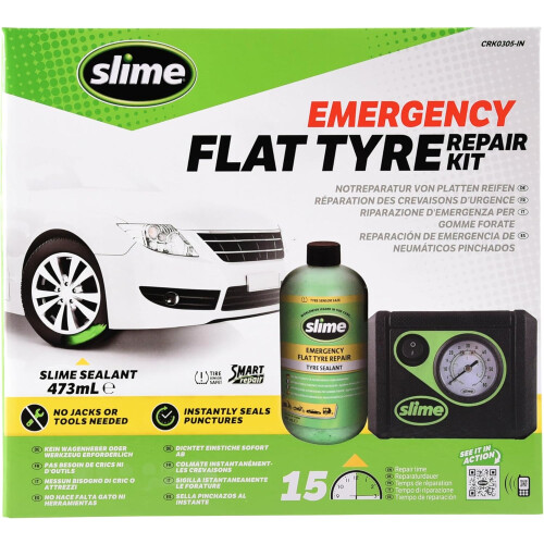 Slime 10914 Systeme de reparation des Pneus d'Urge...