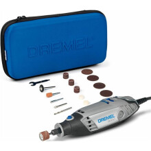 Dremel 3000 Rotary Tool 130 W, Multi Tool Kit with 15 Accessories, Variable Speed 10.000-33.000 RPM